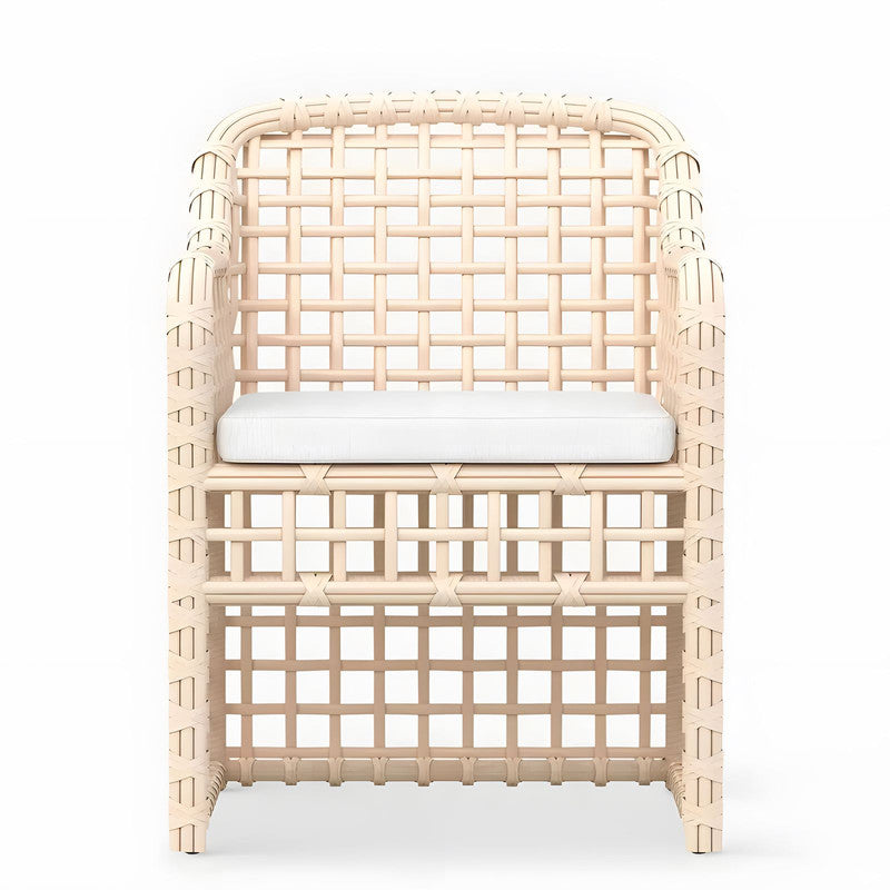Lounge Chair Rattan Wicker with Cushion