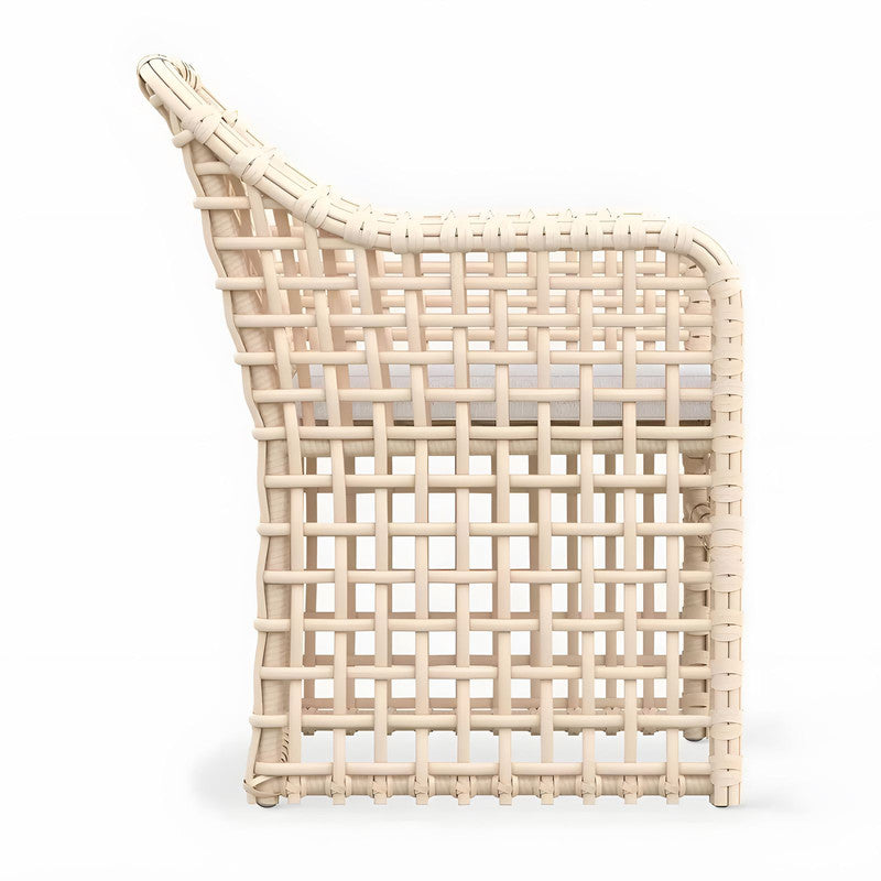 Lounge Chair Rattan Wicker with Cushion