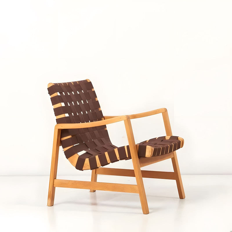 Webbing Rattan Lounge Chair