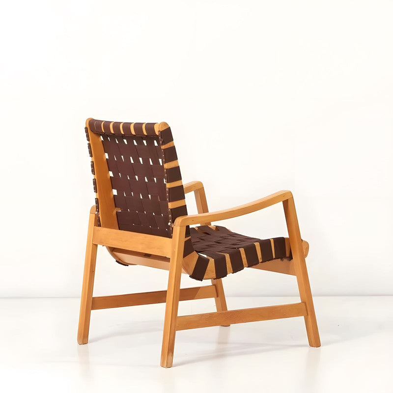 Webbing Rattan Lounge Chair