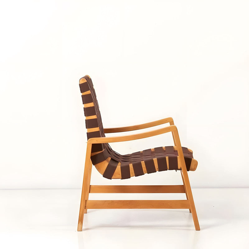 Webbing Rattan Lounge Chair