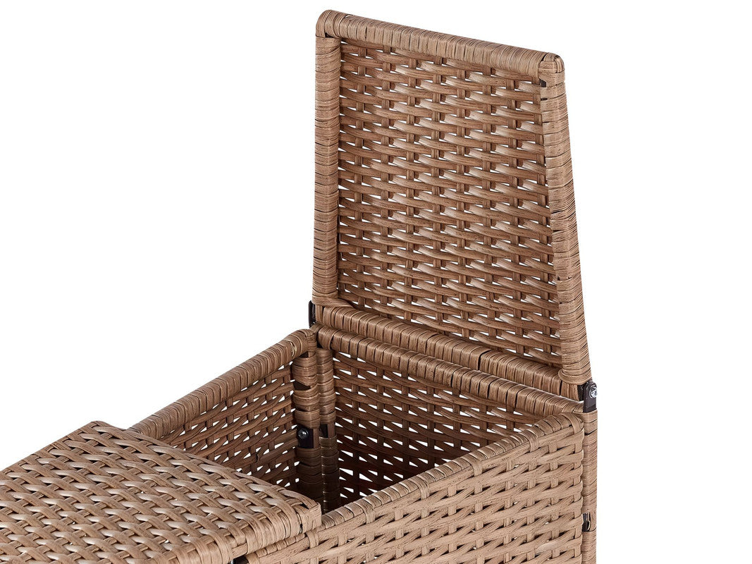 9-Person Lounge Set with Storage & Weather Resistance