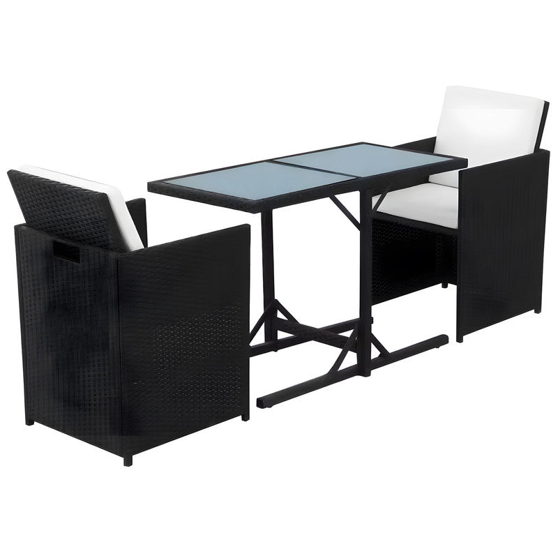 Weatherproof PE Rattan Dining Set for Elegant Outdoor Living