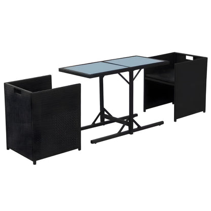 Weatherproof PE Rattan Dining Set for Elegant Outdoor Living