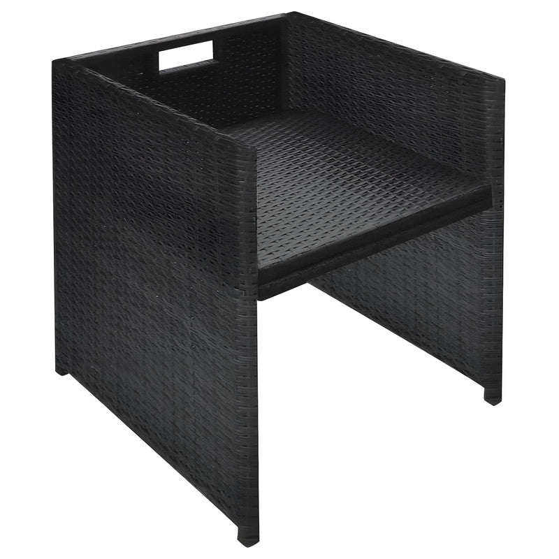 Weatherproof PE Rattan Dining Set for Elegant Outdoor Living