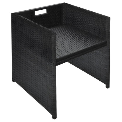 Weatherproof PE Rattan Dining Set for Elegant Outdoor Living