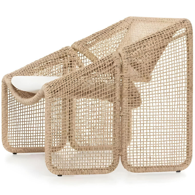 Chair with Cushion and Rattan